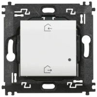 BTicino N4570CW Masterswitch Kommen/ Gehen für LivingLight with Netatmo Weiß