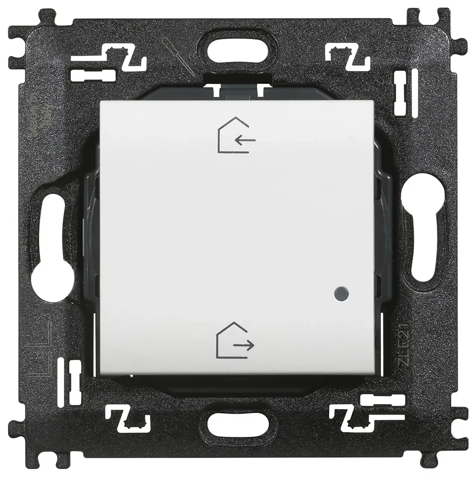 Legrand BTicino N4570CW Masterswitch Kommen/ Gehen für LivingLight with Netatmo Weiß