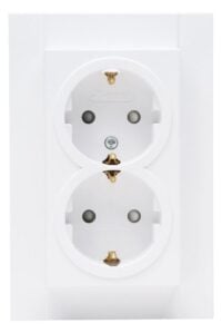 Kopp 940232004 HK07-Schutzkontakt-Steckdose 2-fach erhöhter