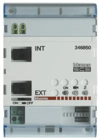 BTicino 346850 Wohnungsinterface zum Anschuss am Video-Türsprechanlagenvert.