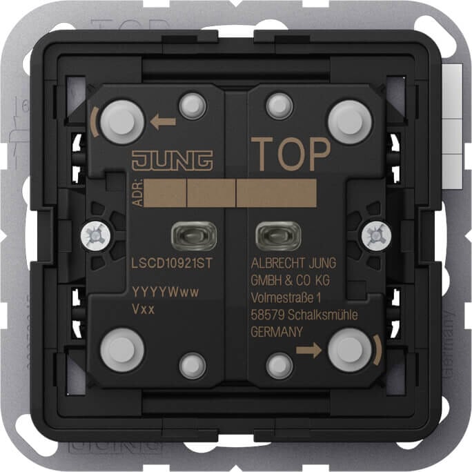 Jung Jung KNX-Taster Universal 2-fach LSCD10921ST