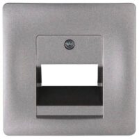 Kopp 328343180 UAE-Abdeckung f.1-2 AnschlussM2,5x12mm VENEDIG platin
