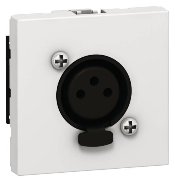 Legrand Legrand 078755 XLR-Buchse 3-polig (SK) 2-modulig Mosaic weiß
