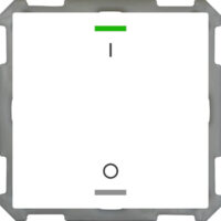 MDT technologies Taster Light 63 1-fach RGBW, Studiows, glä BE-TAL6301.B1