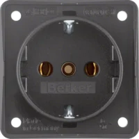 Bild vom Produkt: Berker Schuko-Steckd.anth m.Schraubklemmen 941852505