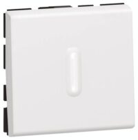 Legrand 077064 Wechselschalter beleuchtet 2polig 20A Mosaic ultaweiß
