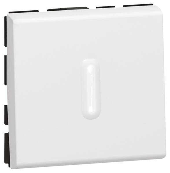 Legrand Legrand 077064 Wechselschalter beleuchtet 2polig 20A Mosaic ultaweiß