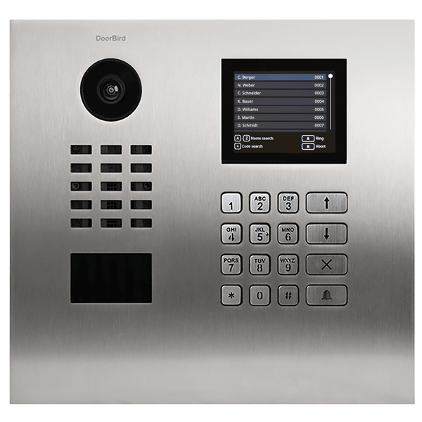 DoorBird D21DKH IP Video Türsprechanlage – Edelstahl V4A