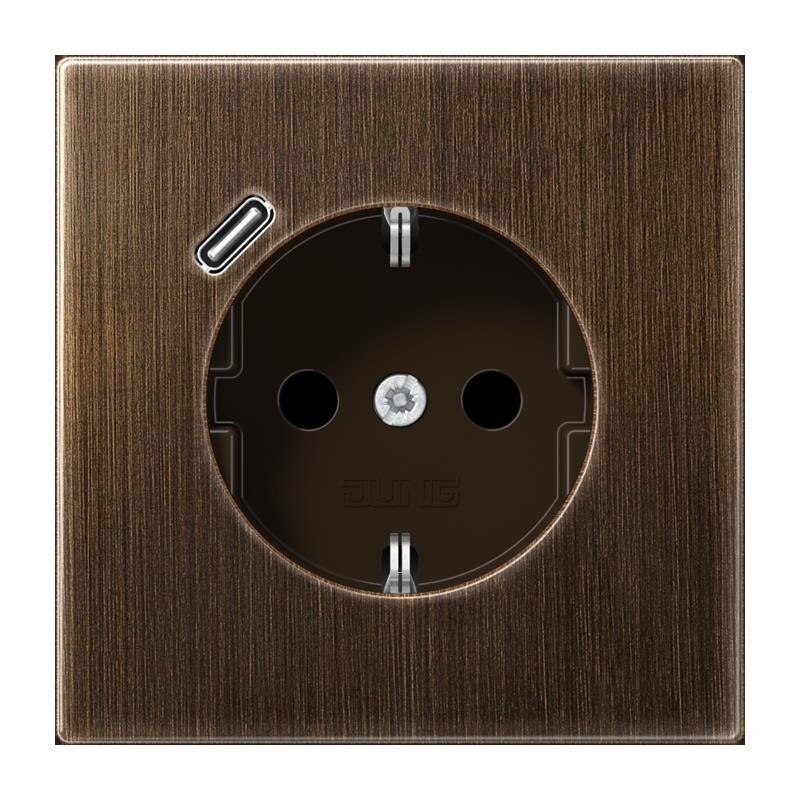 Jung Jung ME1520-18CAT SCHUKO-Steckdose mit USB Typ C