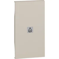 BTicino KM01M2PN LivingNow 2M Tasten- abdeckung mit Symbol Heizung Sand