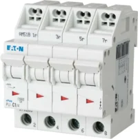 Eaton (Installation) Leitungsschutzschalter 1 A, 4-polig, Steckklemme B PLI-B1/4