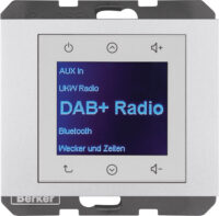 Berker 29847003 Radio Touch Unterputz DAB+K.x aluminium matt