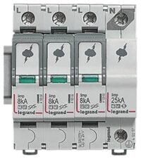Legrand 412257 Kombiableiter Typ 1+2 3+1 Schaltung für TT/TN-S 230/400V 8kA