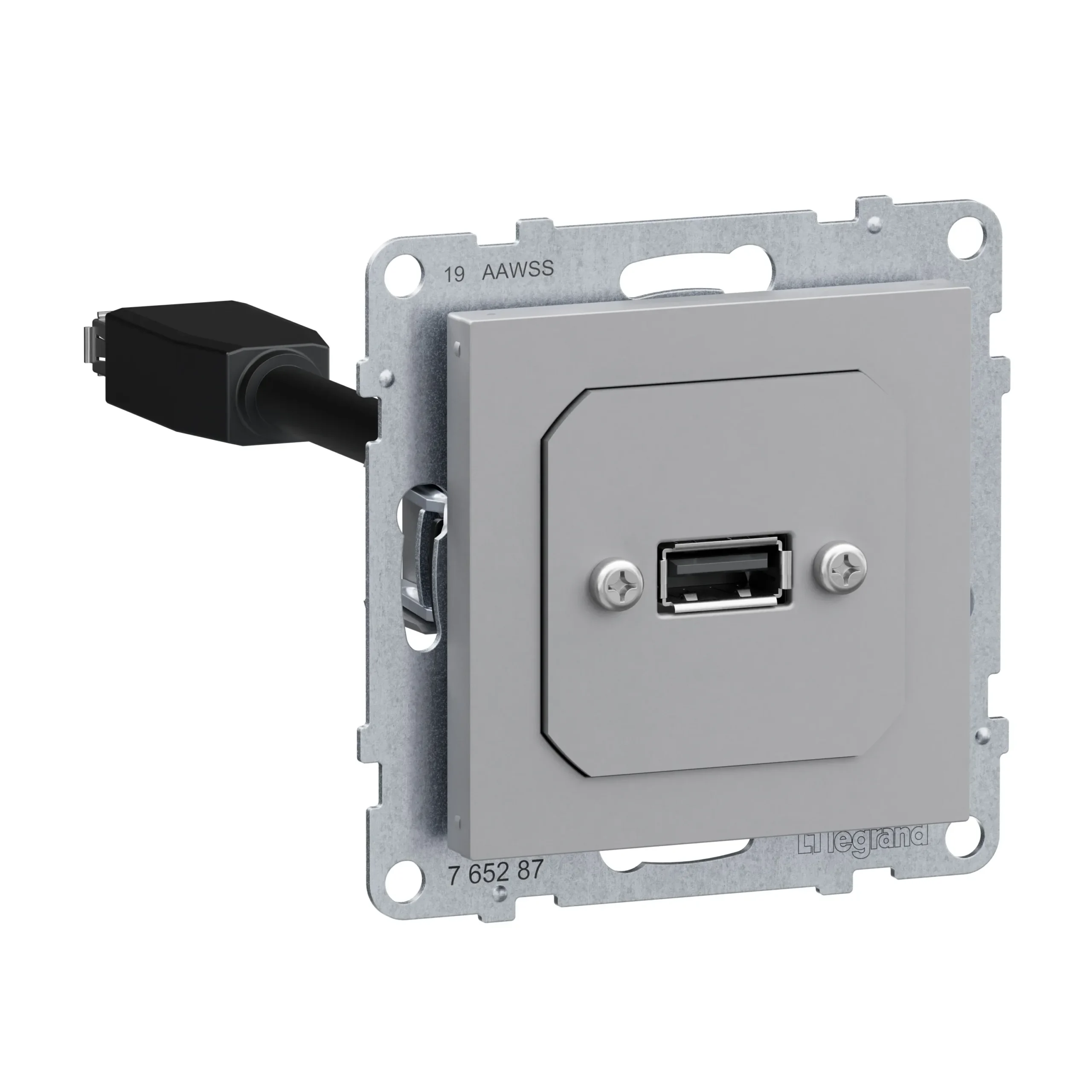 Legrand 765287 SEANO USB-Datendose mit Kabel USB 3.0 Kabellänge:15 cm