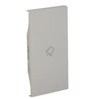 BTicino KW01MH2D LivingNow 2M Tasten- abdeckung MyHome mit Symbol Glocke White