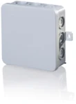Legrand A01047 Abzweigdose 100x100x40mm grau bis zu 12 Abschneid-Leitungseinf.