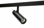 SG LEUCHTEN LED-Schienenstrahler 7W Konverter 320604 dimmbar 1LED schwarz 2700K weiß 330lm schwarz matt