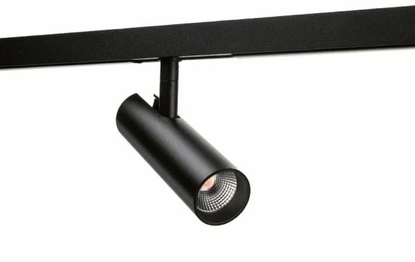 SG LEUCHTEN LED-Schienenstrahler 7W Konverter 320604 dimmbar 1LED schwarz 2700K weiß 330lm schwarz matt