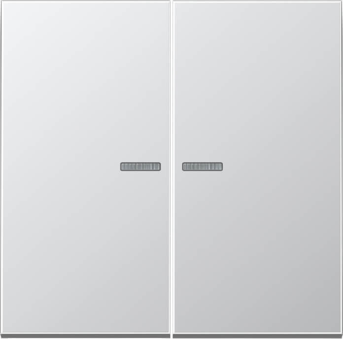 Jung Jung KNX RF Taster 2-fach Aluminium AlMg1 Natu AL 10921 ST RF