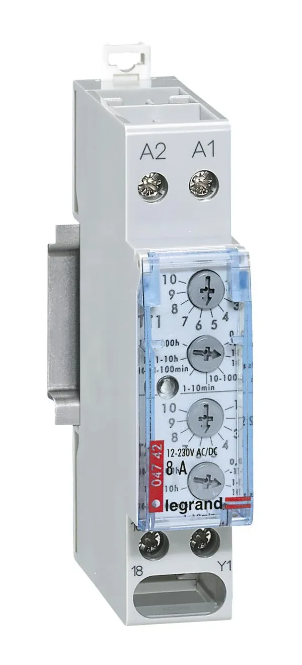 Legrand 004742 Zeitrelais taktgebendes Relais analog 12-230VAC/DC 1TE