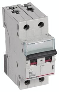 Legrand 404108 TX3 LS-Schalter B 4A 2-polig 10kA 400VAC 2TE