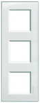 BTicino LNA4802M3KA LivingLight Abdeckrahmen 3-fach 2+2+2M Aquamarin