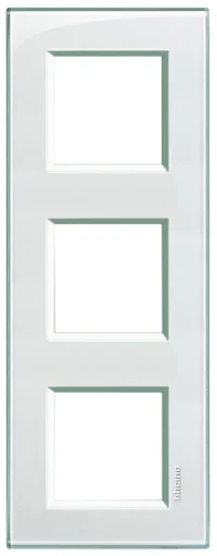 BTicino LNA4802M3KA LivingLight Abdeckrahmen 3-fach 2+2+2M Aquamarin