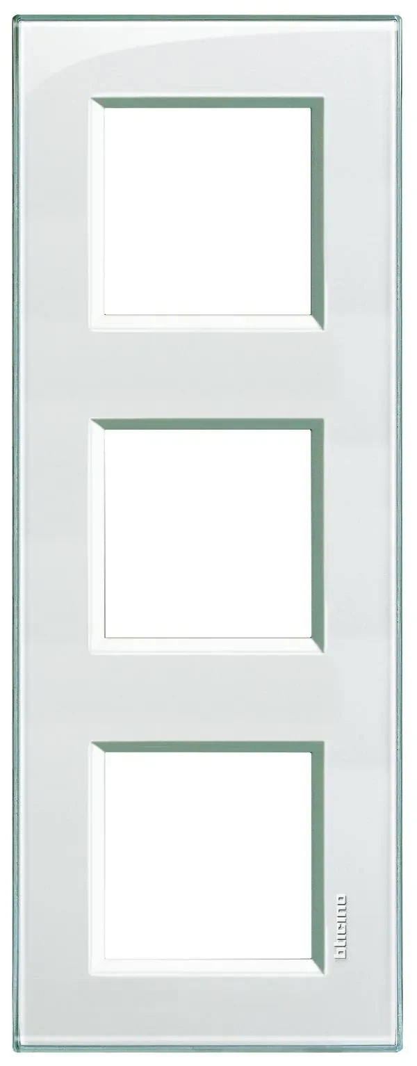 BTicino LNA4802M3KA LivingLight Abdeckrahmen 3-fach 2+2+2M Aquamarin