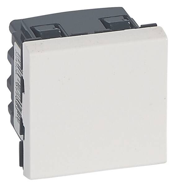 Legrand Legrand 077092 Einsatz 2-modulig mit Aufdruck 0/1 Mosaic weiß