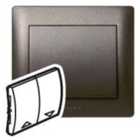 Legrand 771214 Wippe mit aufgedruckten Pfeilsymbolen dark bronze