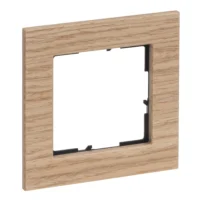 Legrand 766141 SEANO Natura 1-fach Rahmen aus Echtmaterial Farbausführung Eiche