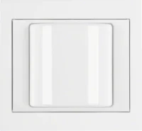 Berker Lichtsignal pows/gl mit Rahmen 52037009