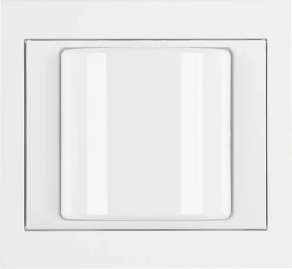 Berker Berker Lichtsignal pows/gl mit Rahmen 52037009