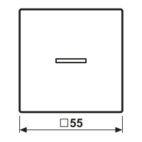 Jung KNX RF Taster 1fach Duroplast lackiert A 10911 ST RF AL