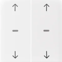 Berker Abdeckung Tastsensor-Modul 2-fach pws glänzend 80961389