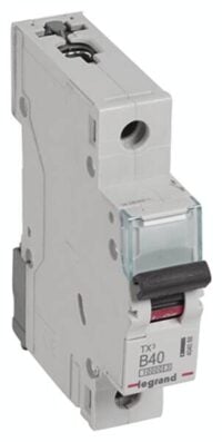 Legrand 404088 TX3 LS-Schalter B 40A 1-polig 10kA 230/400VAC 1TE
