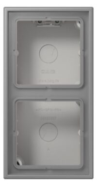 Jung LC 582 A 203 AP-Kappe 2-fach Duroplast lackiert Serie LS gris 31 (32011)