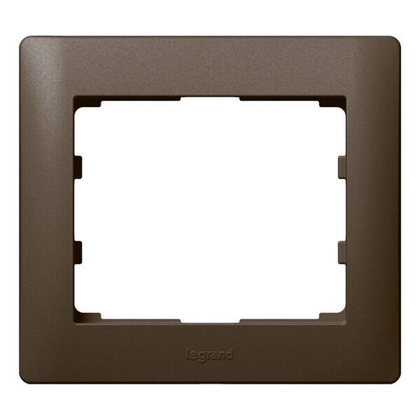 Legrand Legrand 771201 Rahmen 1-fach Galea dark bronze