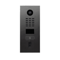 DoorBird D2101FV Fingerprint 50 IP Video Türsprechanlage – Titan-Optik (PVD)