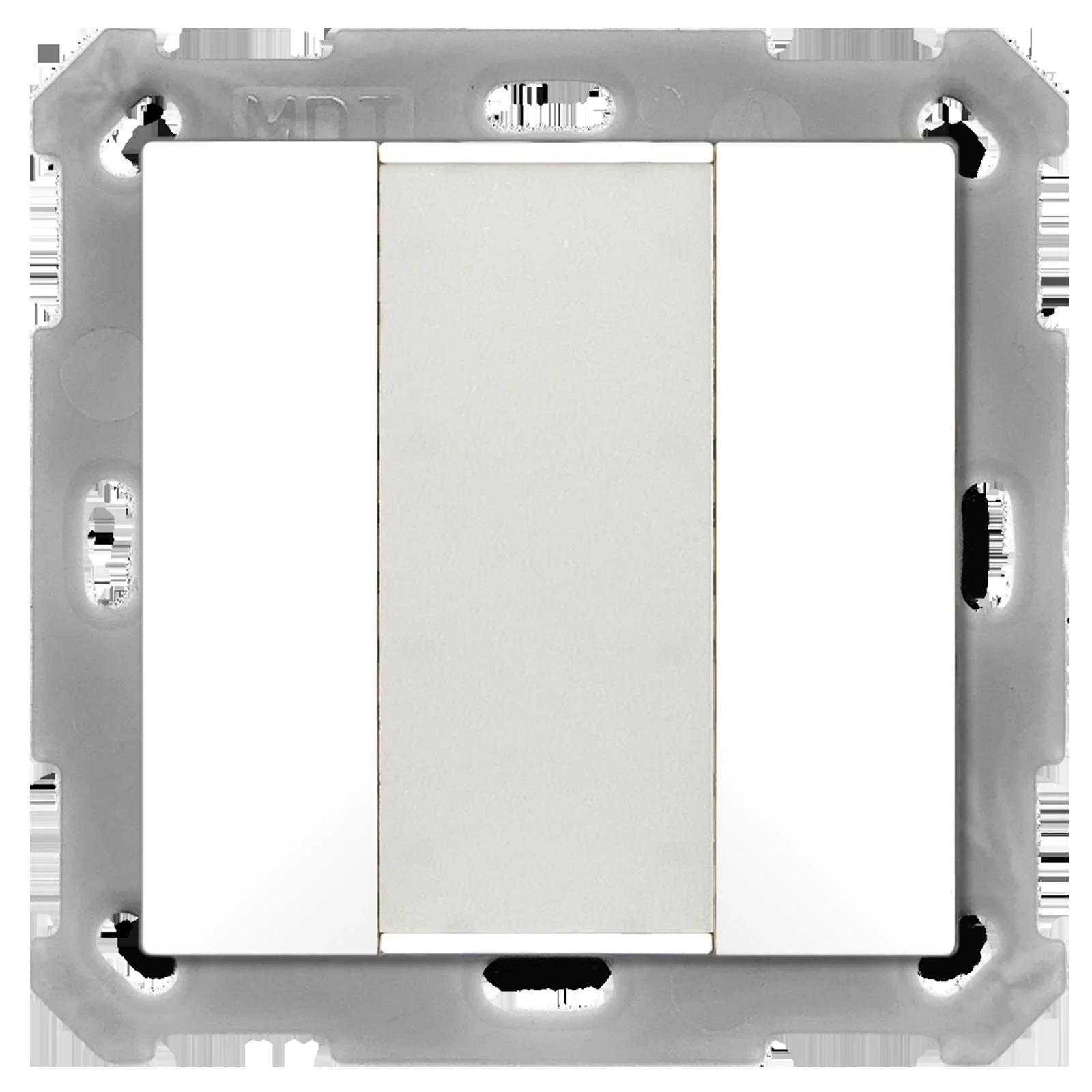 MDT MDT technologies Taster 55 2-fach, Reinweiß glänzend BE-TA5502.G2