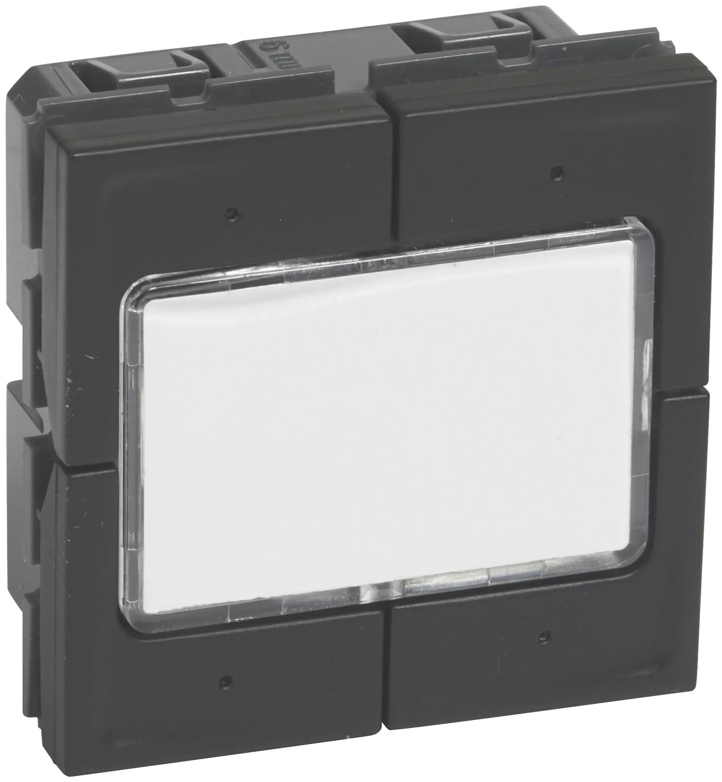 Legrand Legrand 079146L elektronischer Taster 4-fach 2-modulig 0-24V Mosaic schwarz