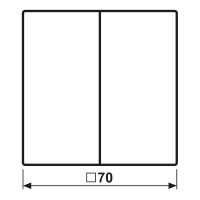 Jung Wippe Symbole ws für Taster 2-fach LS 995 MP