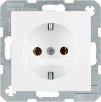 Berker Schuko-Steckdose pws matt 41431909