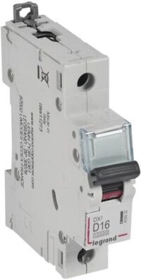 Legrand 409432 DX3 LS-Schalter D 16A 1-polig 10kA 230/400VAC 1TE