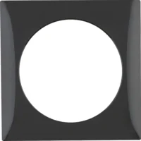 Berker Rahmen 1-fach schwarz glänzend 918272510