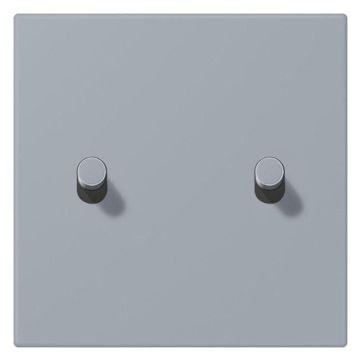Jung Jung LC12-5R0257 Abdeckung mit Kipphebel "Zylinder" 2 Kipphebel LS 1912 gris clair 5