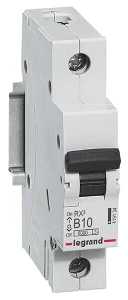 Legrand Legrand 419134 RX3 LS-Schalter B 10A 1-polig 6kA 230/400VAC 1TE
