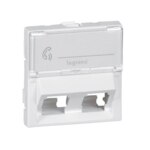 Legrand 078613 Keystone Adapter 45° 2-fach 2-modulig Mosaic schwarz