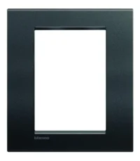 BTicino LNA4826AR LivingLight Abdeck- rahmen für Kompaktinstallation 3+3M Anthrazit