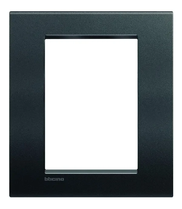 BTicino LNA4826AR LivingLight Abdeck- rahmen für Kompaktinstallation 3+3M Anthrazit